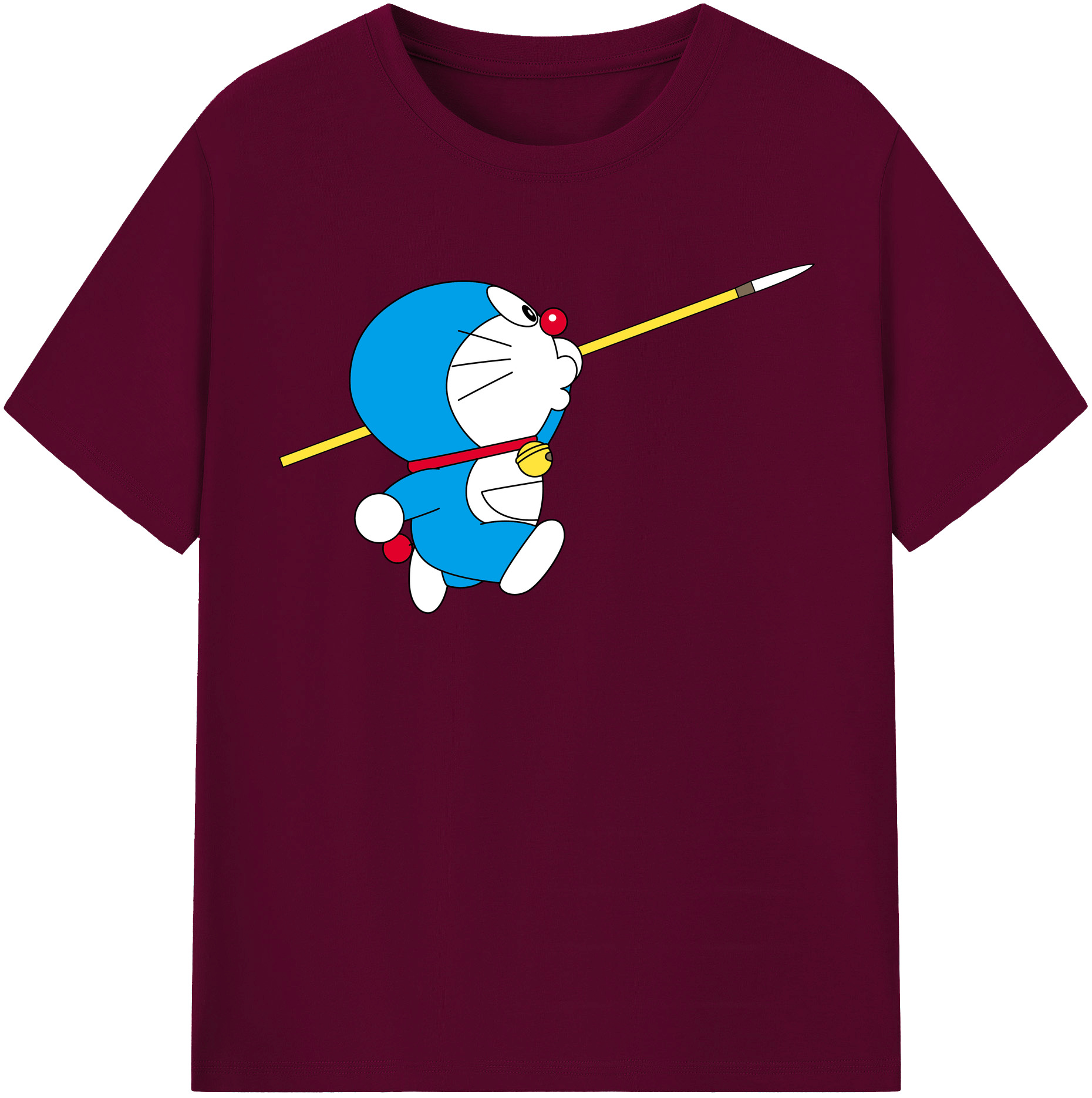 （画像用） ドラえもん Doraemon レディースカジュアルプリントTシャツ（綿100％）
